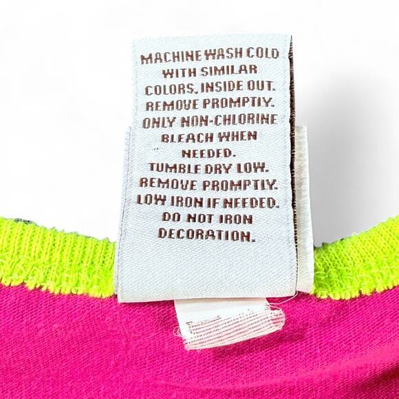 '11 VTG Harajuku Mini Gwen Stefani Mermaid Baby Girl Bodysuit 9M Y2K Kawaii Neon - Picture 5 of 8